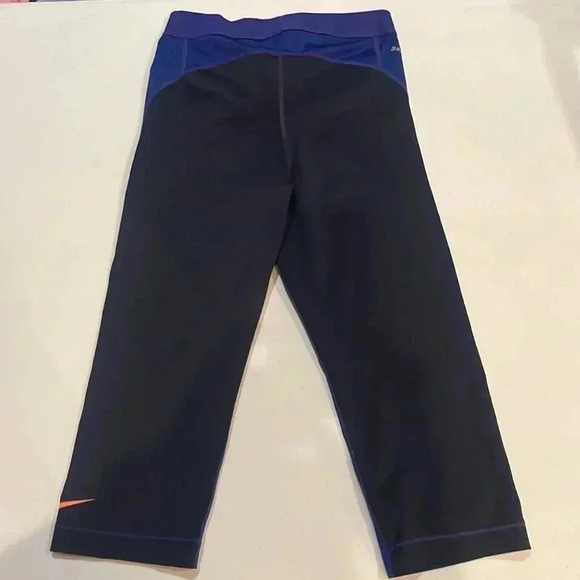 Nike Pro blue and black capris size S - Picture 3 of 7